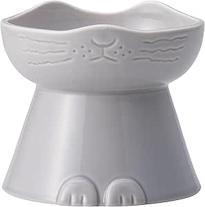 Mino Ware · Cat Dish: Handcrafted Tall Pet Bowl
